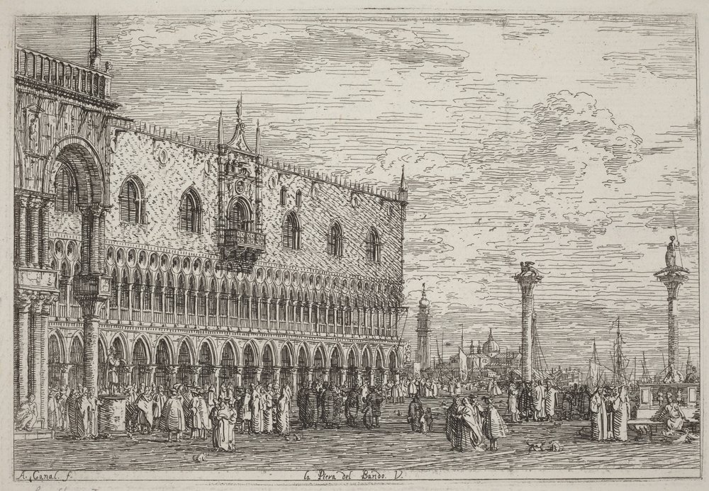 La Piera del Bando. V. af Canaletto