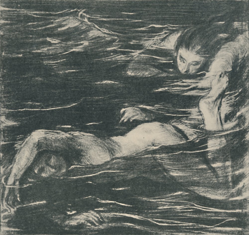 'Forfølgelsen', 1919 af Charles Shannon