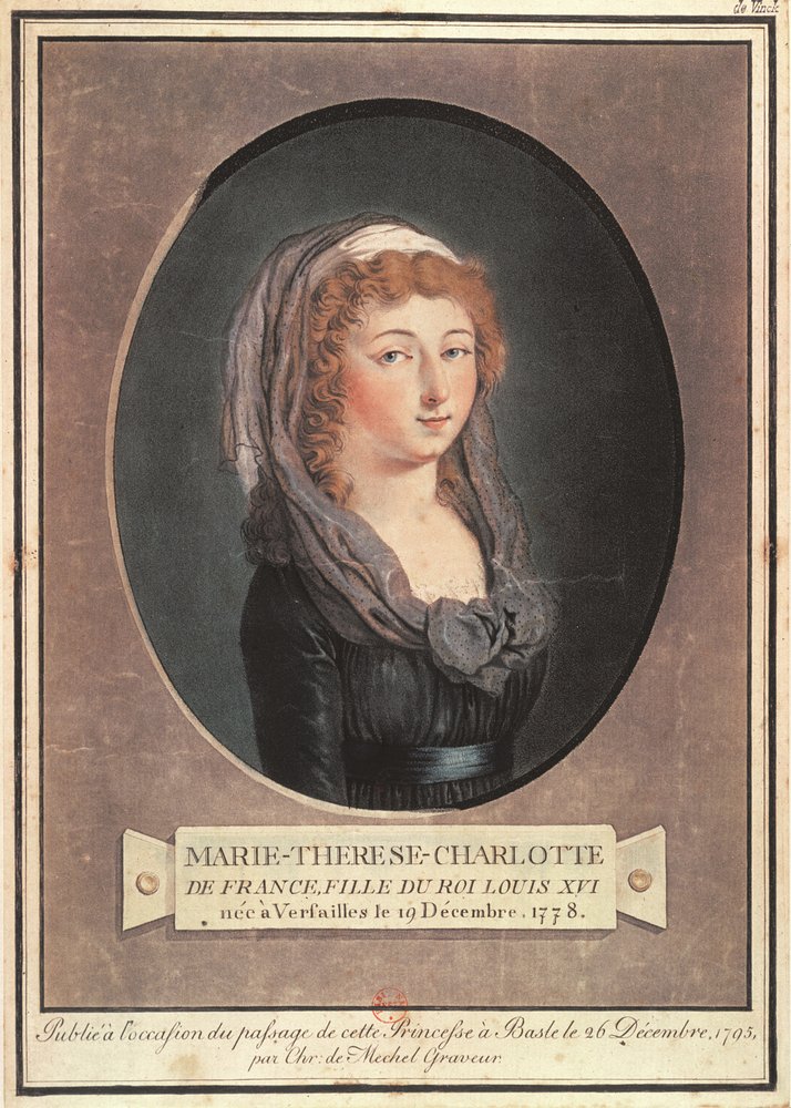 Marie-Therese-Charlotte de France (1778-1851) i en alder af sytten