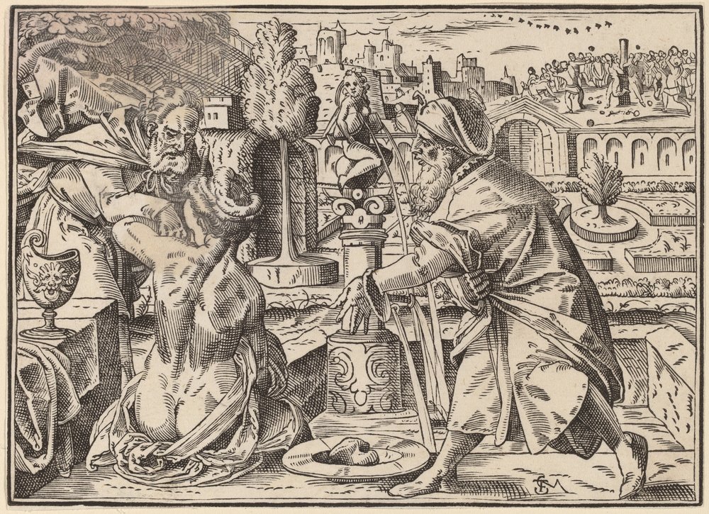 Kristus fortæller sine disciple om den sidste dom af Christoph Murer