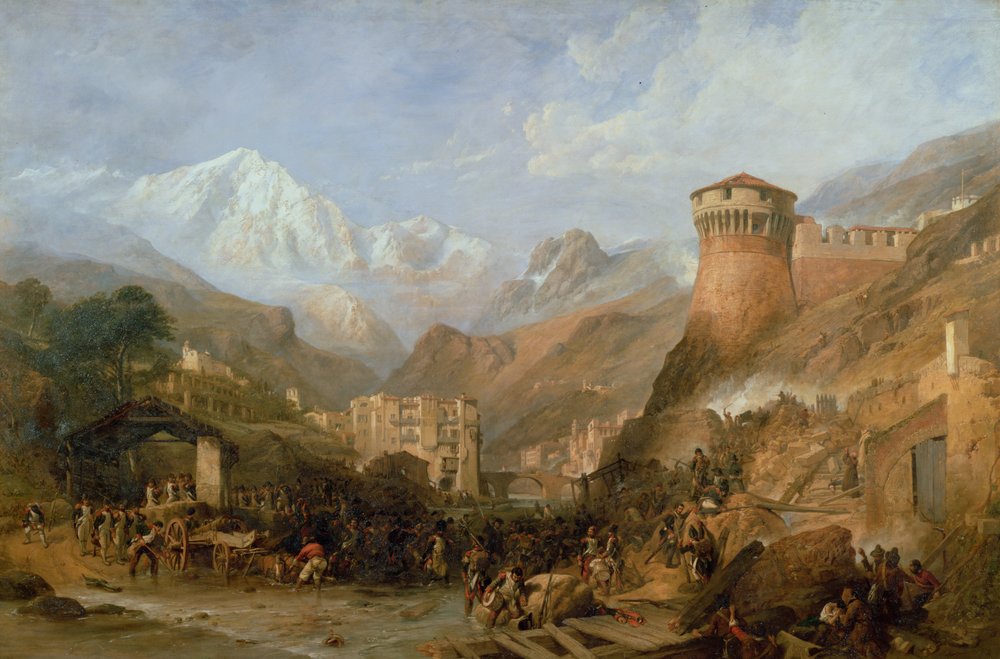 Slaget ved Rovereto, 4. september 1796, 1851 af Clarkson Frederick Stanfield