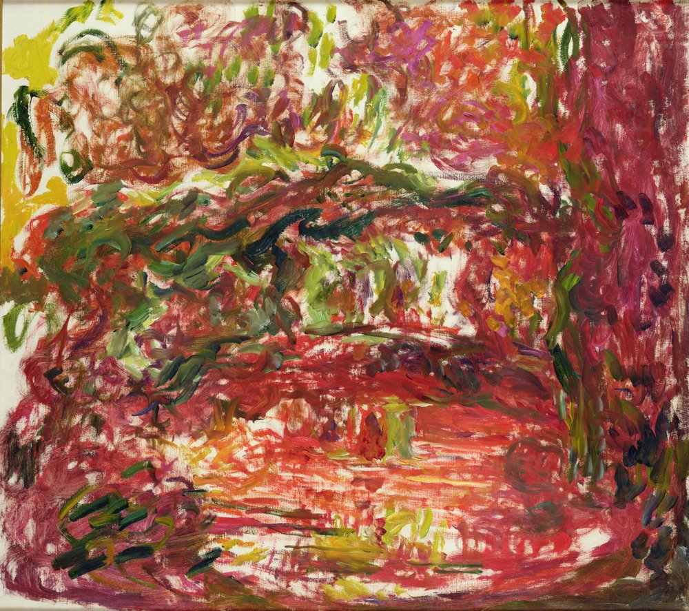 Den japanske bro ved Giverny, 1918-24 (se detaljer 382335) af Claude Monet