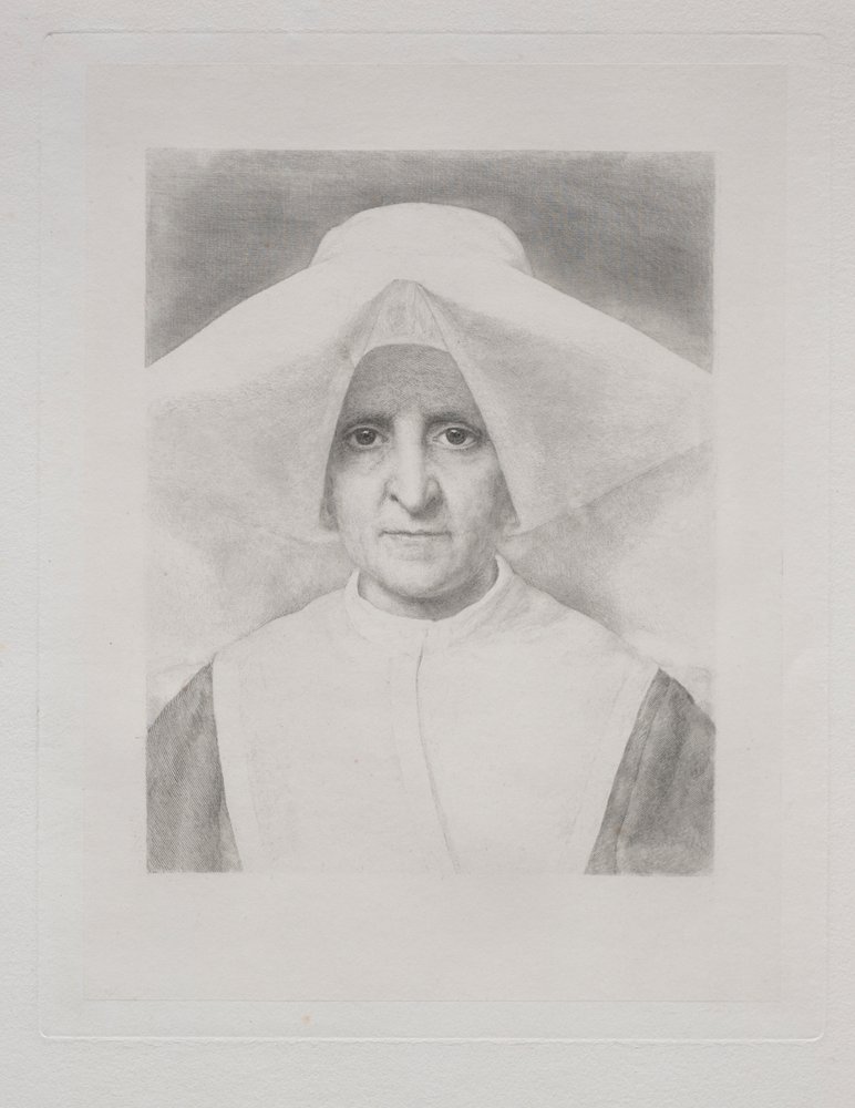 Søster Rosalie, set forfra af Claude Ferdinand Gaillard