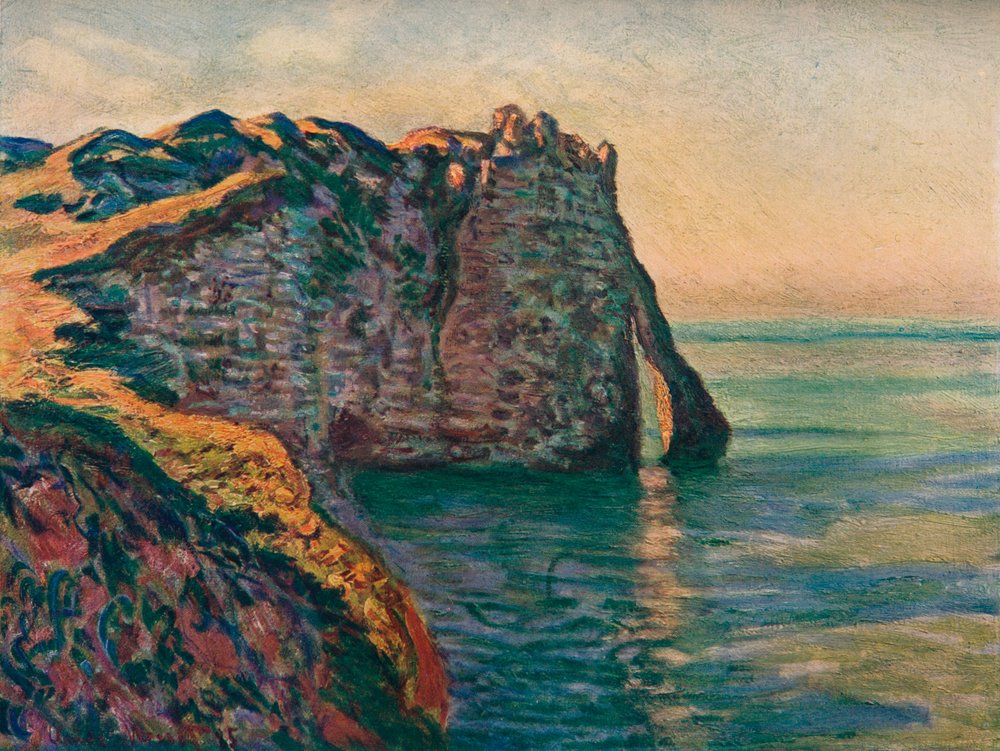 Klipperne ved Étretat, 1885 af Claude Monet