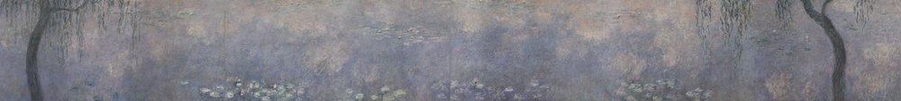 Åkanderne - De to piletræer, 1914-1926 af Claude Monet