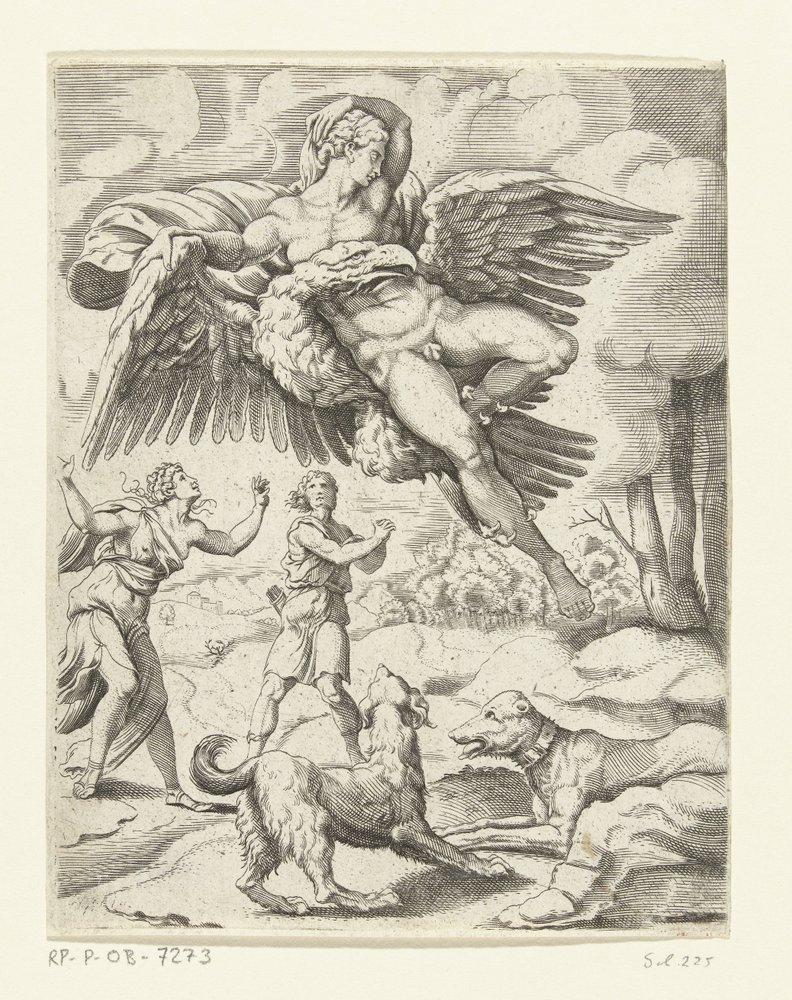 Jupiter og Ganymedes Jupiters kærlighedseventyr (serietitel) af Cornelis Bos