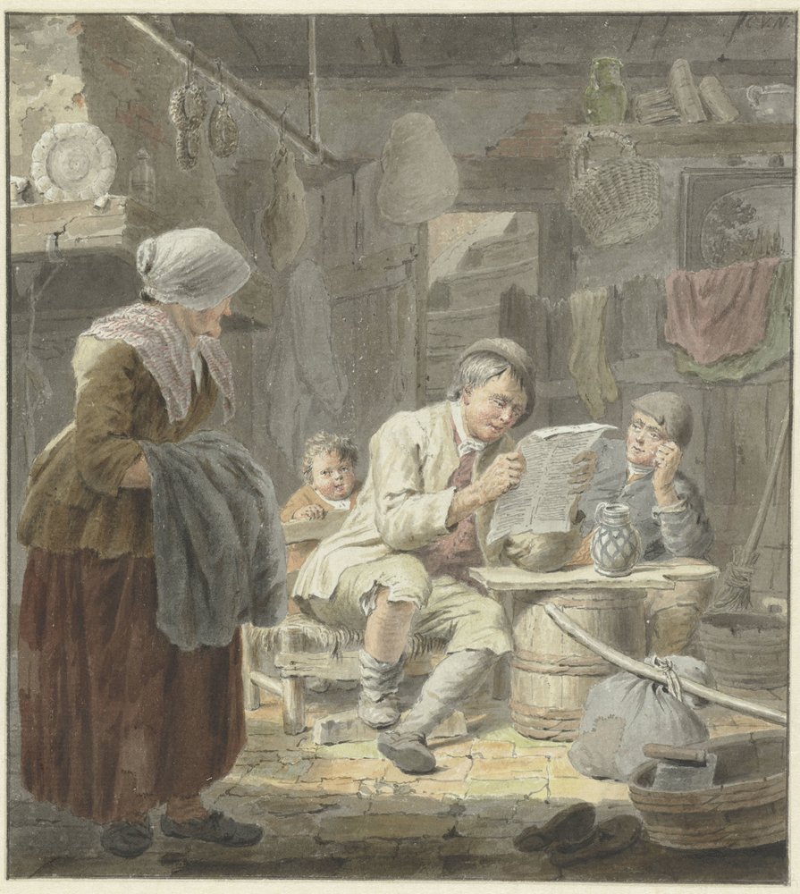 Avislæseren af Cornelis van Noorde