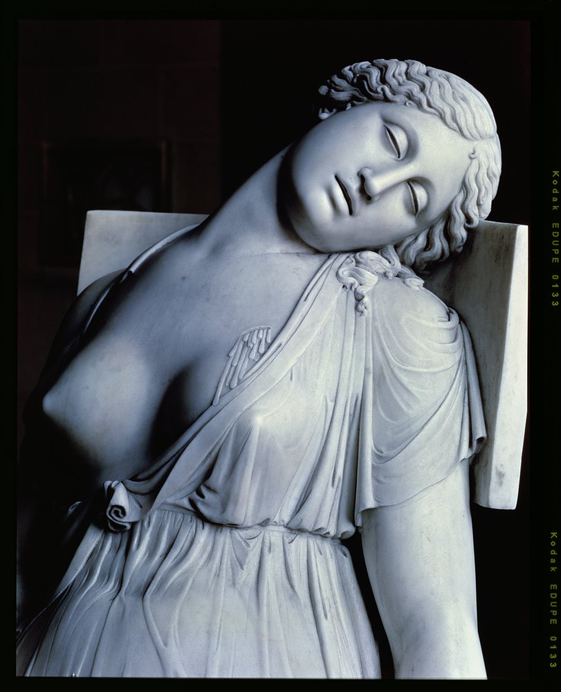 Den døende Lucretia (marmor) (detalje af 186900) af Damian Buenaventura Campeny y Estrany