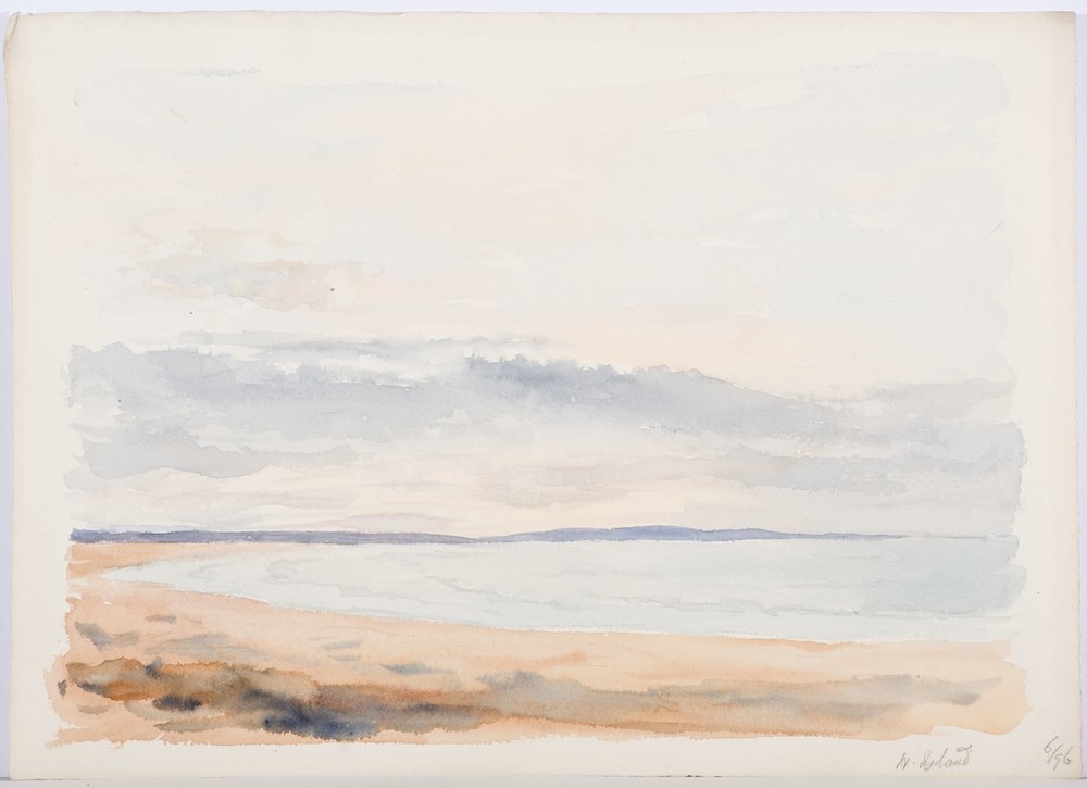 ca. 1916 (blyant og wc på papir) af Daniel Oliver