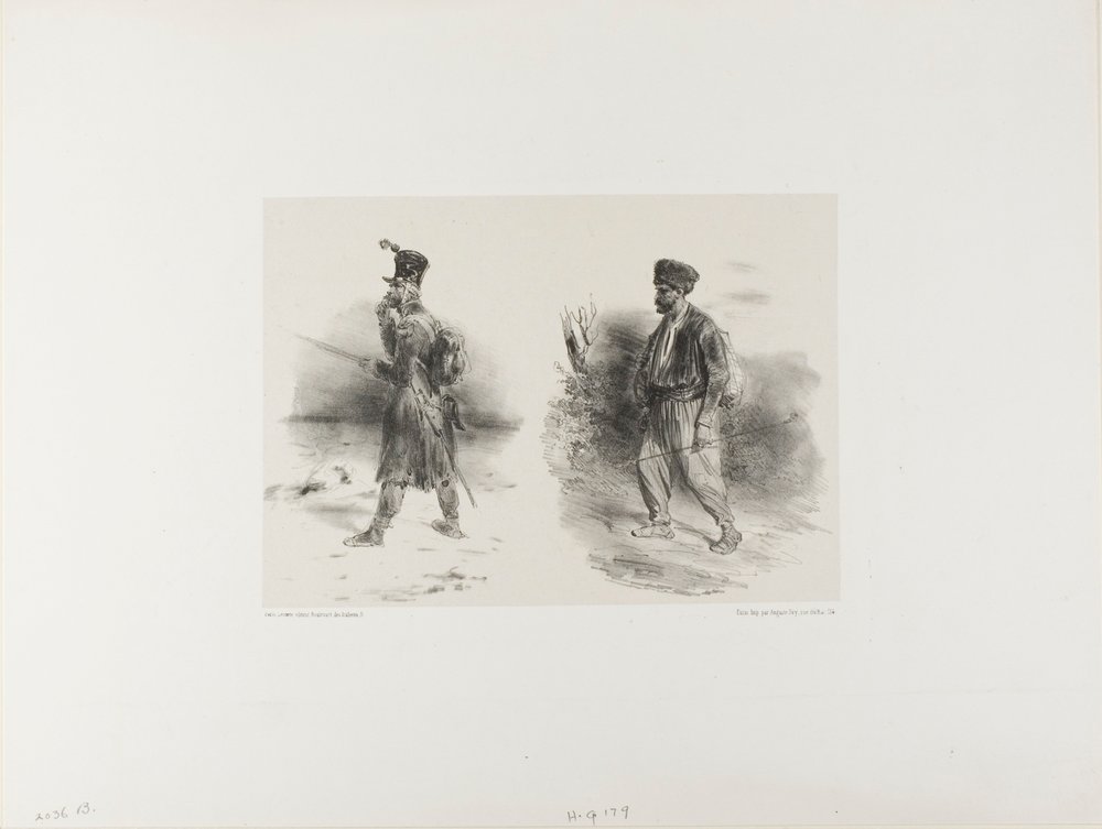 Ark med Stumpet Skitse af Denis-Auguste-Marie Raffet
