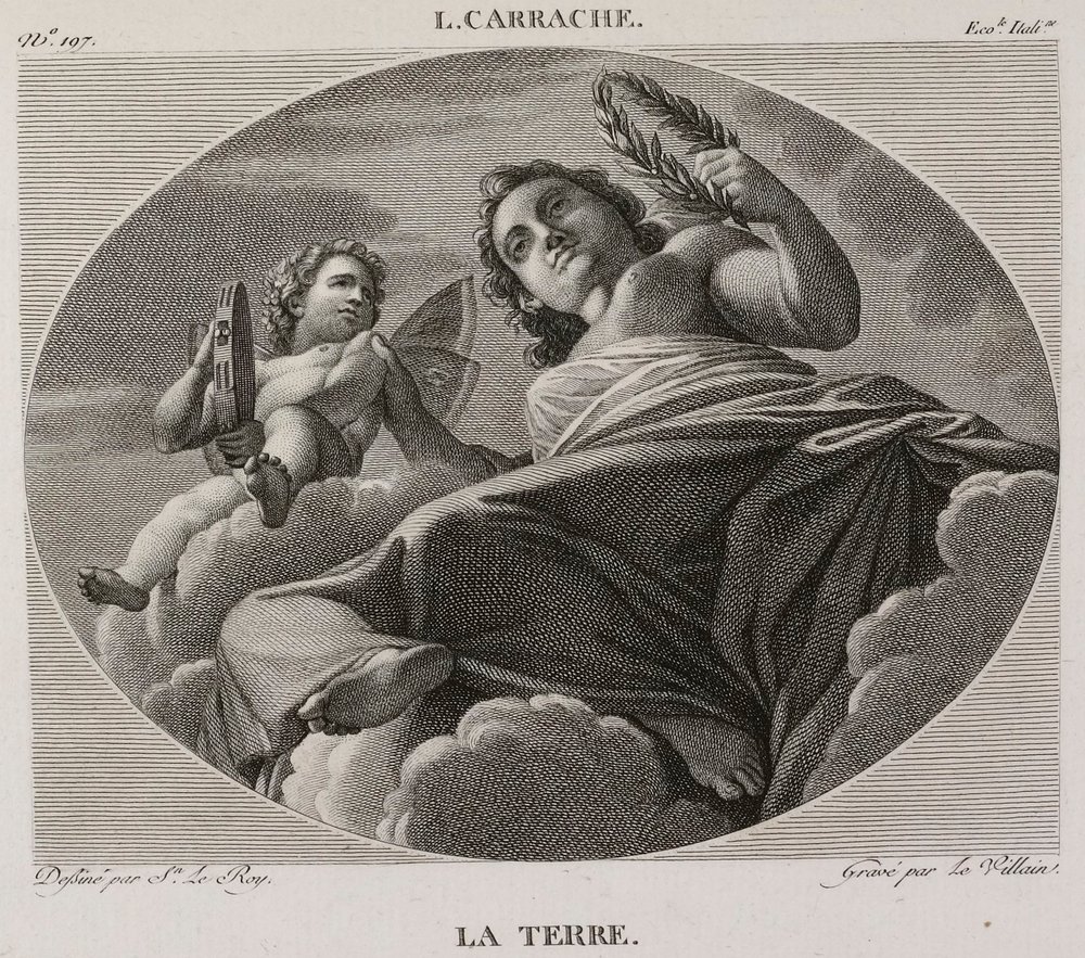 Denis-Sébastien Leroy et Le Villain - Jorden, efter Ludovico Carracci - 1802-1815 af Denis Sebastien Leroy