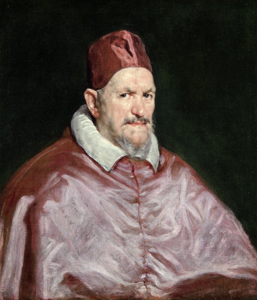 Pave Innocentius X, ca. 1651 (olie på lærred) af Diego Velázquez
