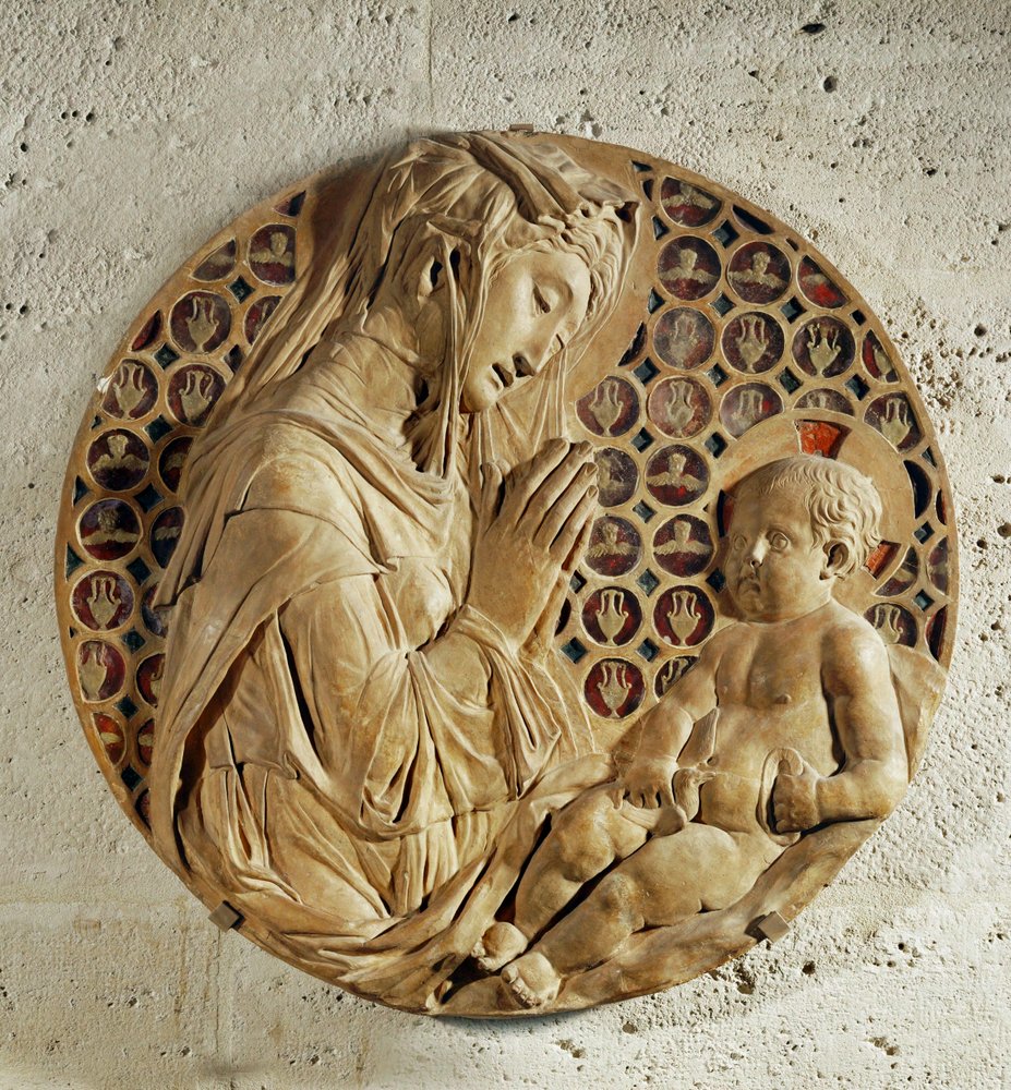 Jomfruen, der tilbeder barnet, "Madonna Todi" ... af Donatello