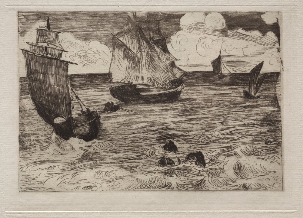 Marine. af Édouard Manet