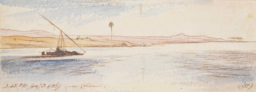 I nærheden af Colosaneh; kl. 15.45, den 3. januar 1867 (51) af Edward Lear