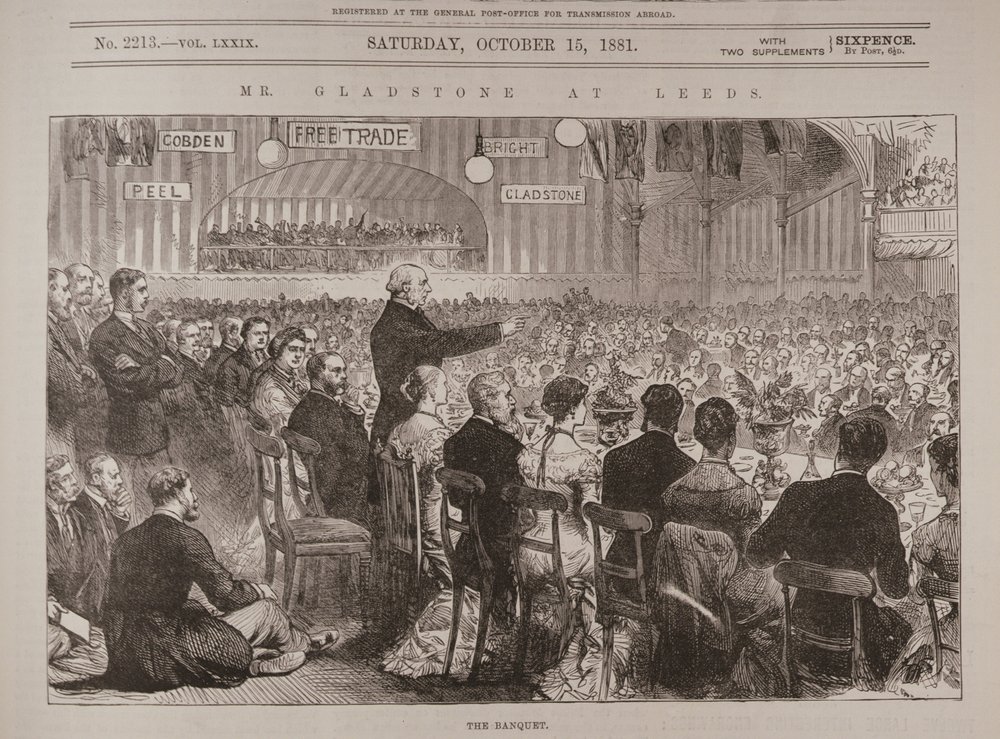 Mr. Gladstone i Leeds: The Banquet, fra 