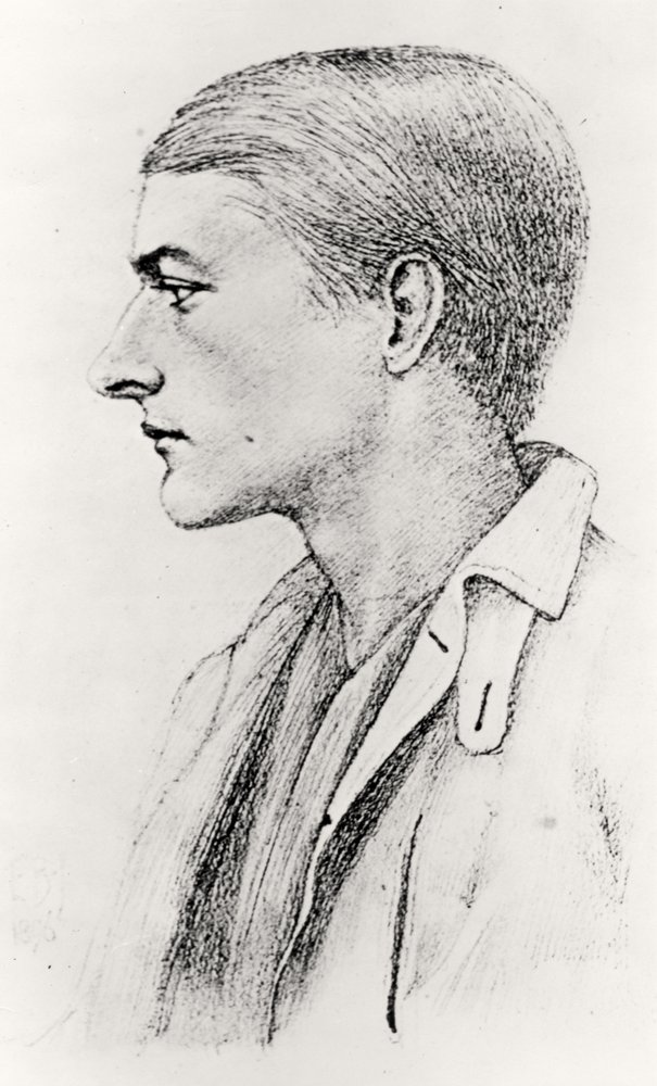 Portræt af Edward Fitzgerald af English School