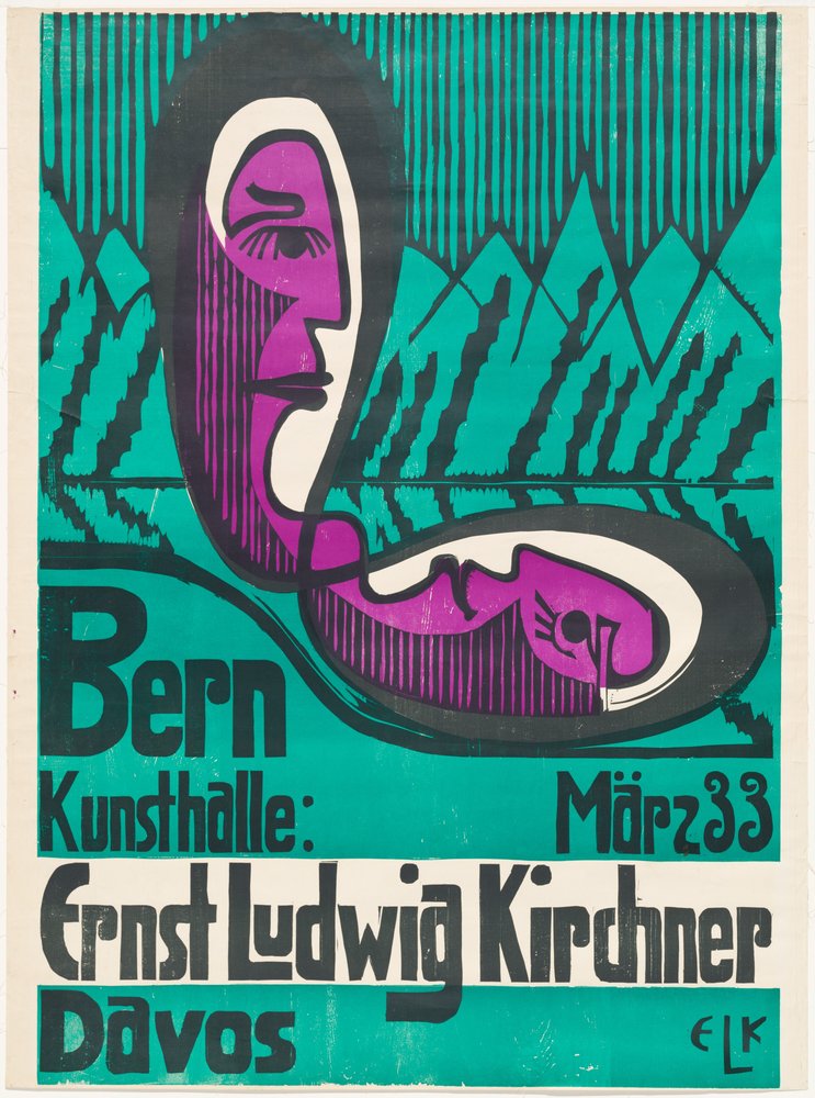 Bern Kunsthalle: 33. marts: Ernst Ludwig Kirchner: Davos, 1933. af Ernst Ludwig Kirchner