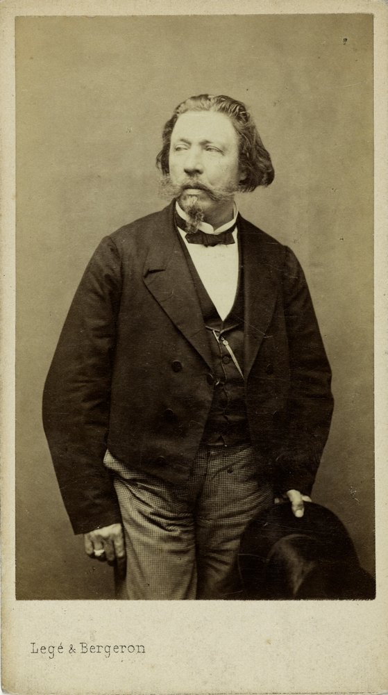 Portræt af Francois George-Hainl 1807-1873. af Etienne Carjat