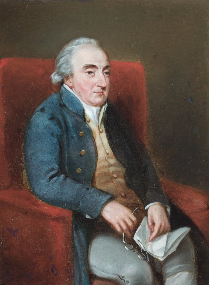 Portræt af the Rt. Hon. Thomas Harley (olie på papir) af Eugenio Latilla