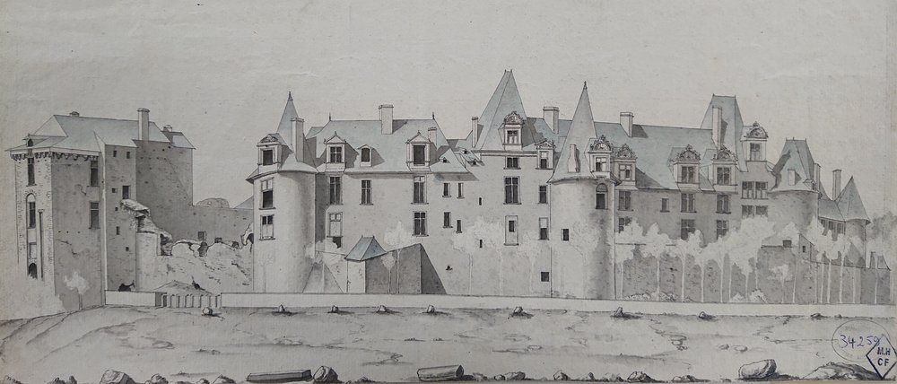 Châteaubriant-slottet af Eugène Viollet-le-Duc af Eugène Viollet-le-Duc