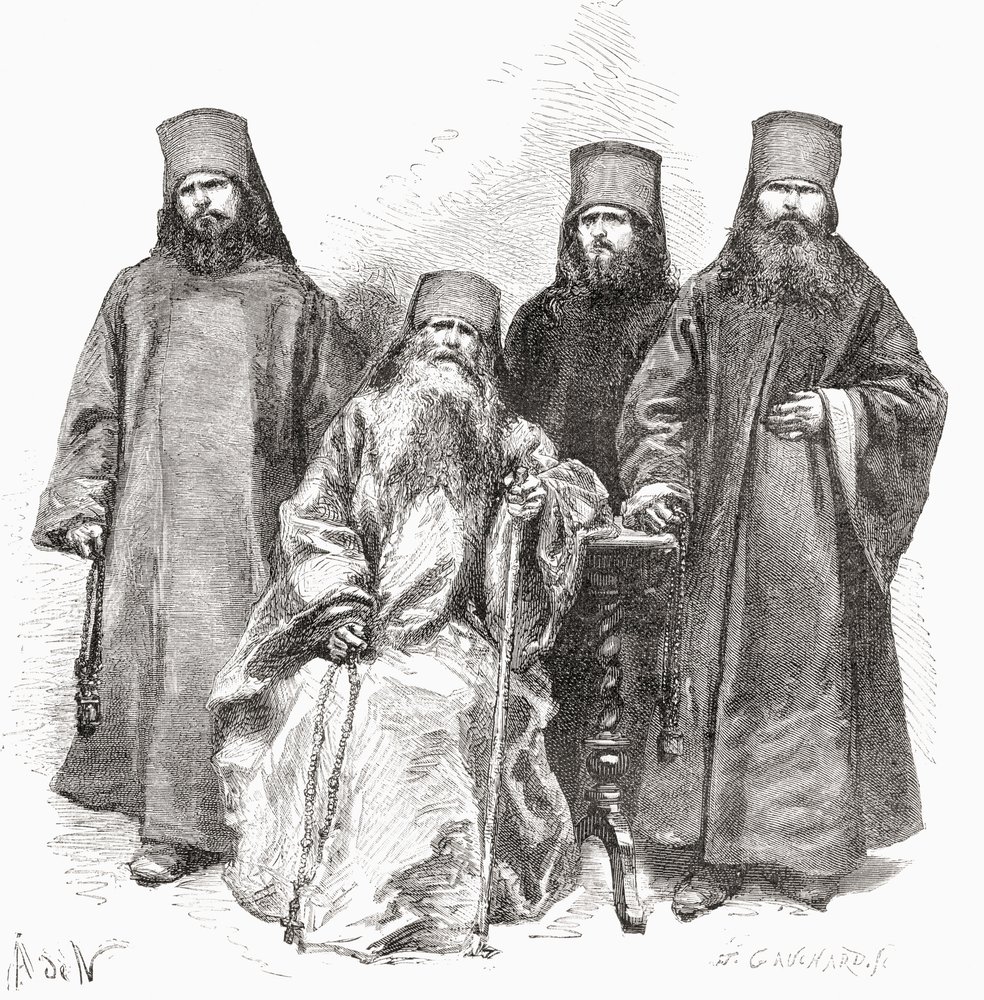 Filaret Drozdov og hans tre sønner, fra 