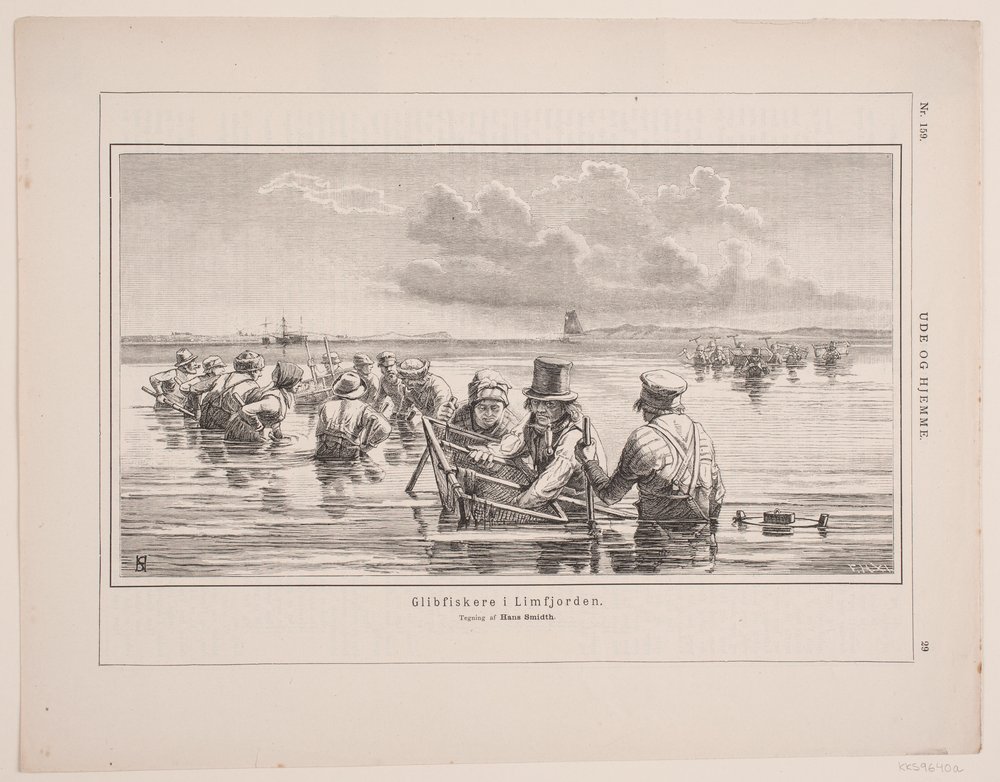 Glibfiskere i Limfjorden af F. Hendriksen