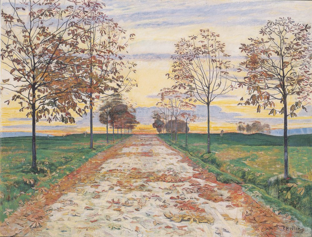 Efterårsaften af Ferdinand Hodler