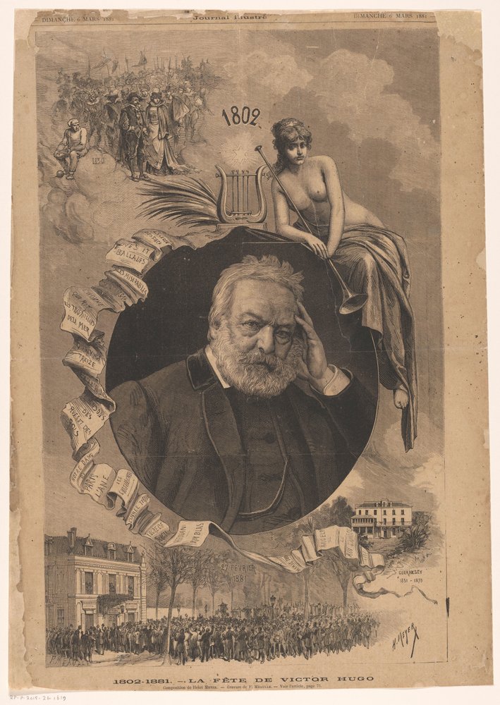 Portret af Victor Hugo 1802-1881 Victor Hugo