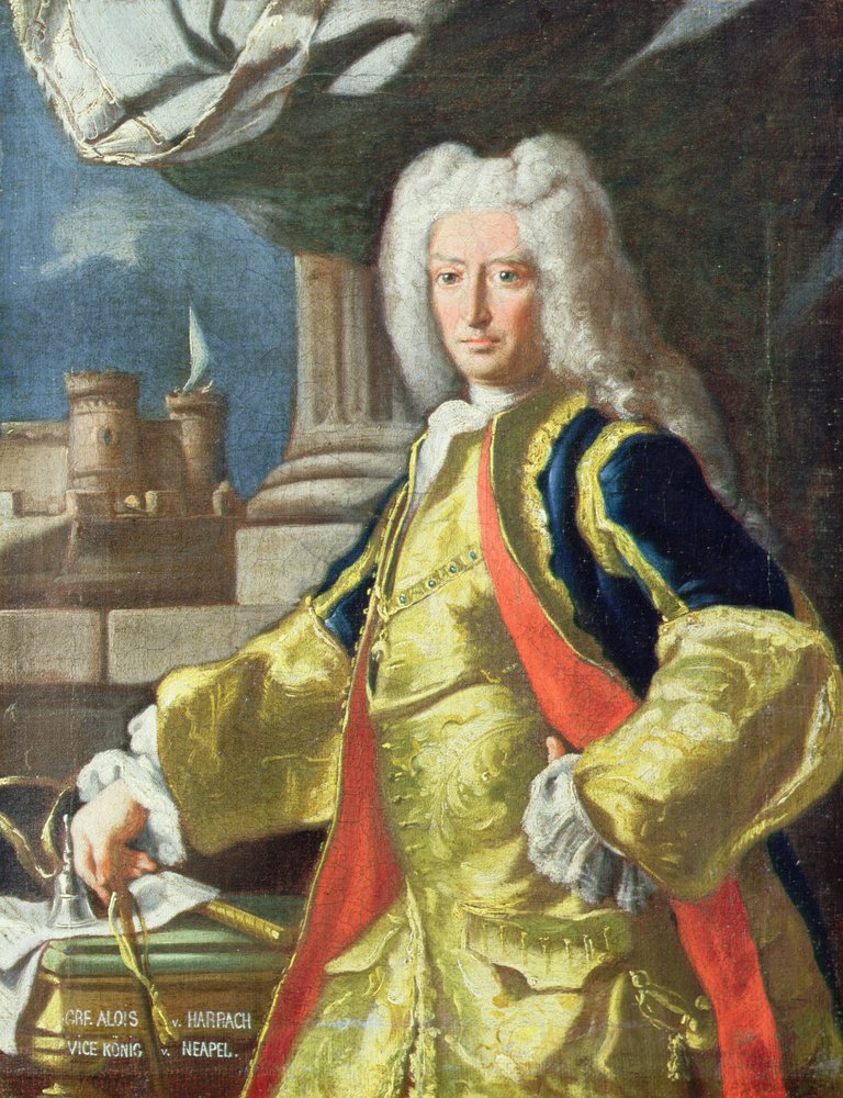 Grev Alois Thomas Raimund Harrach, vicekonge af Napoli af Francesco Solimena
