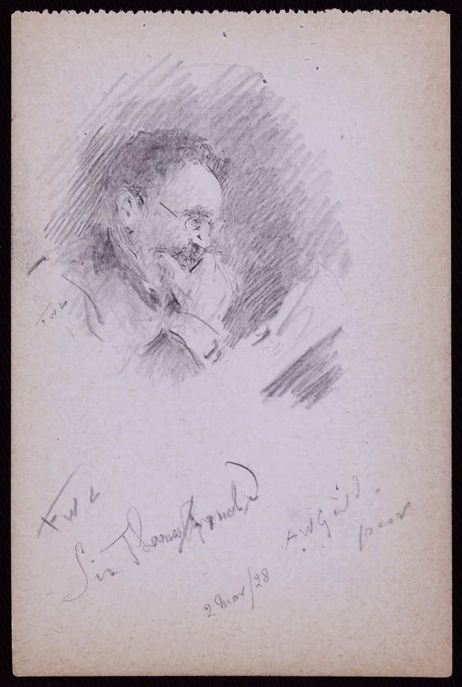 Portræt af Sir Thomas Arnold af Francis Wilfred Lawson
