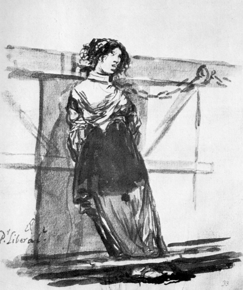 Af liberal af Francisco de Goya