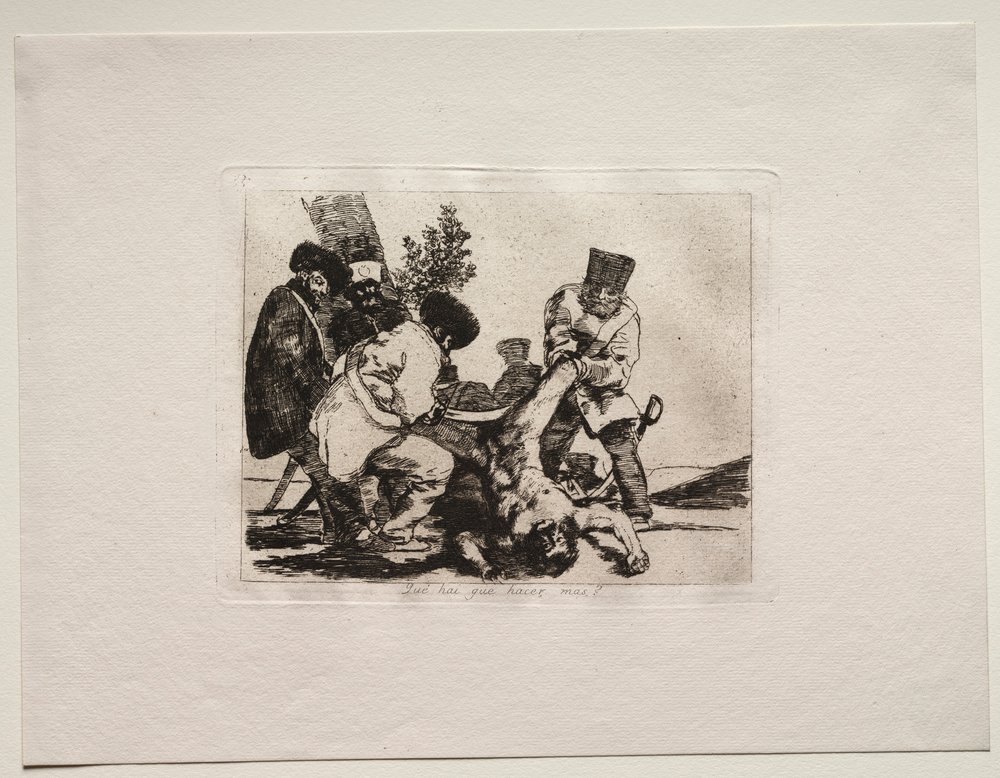 Krigens rædsler: Hvad mere kan der gøres. af Francisco de Goya