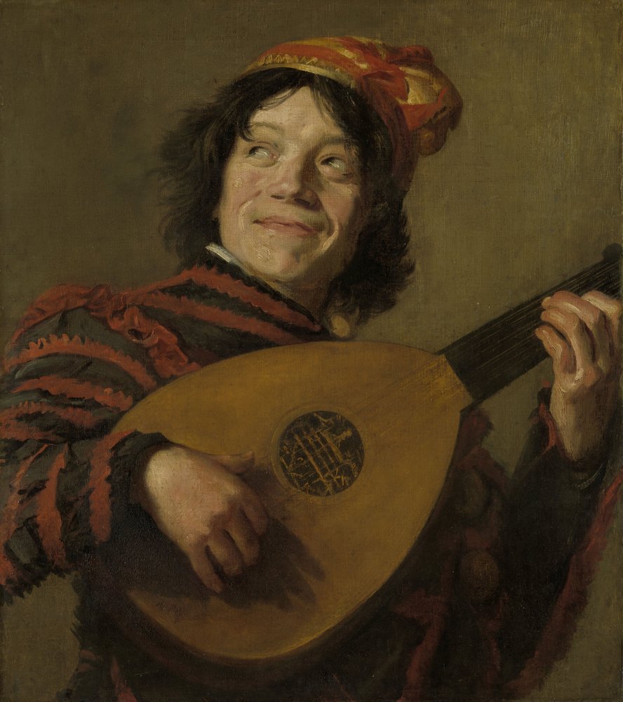 Lutespilleren, ca. 1623-24 af Frans Hals