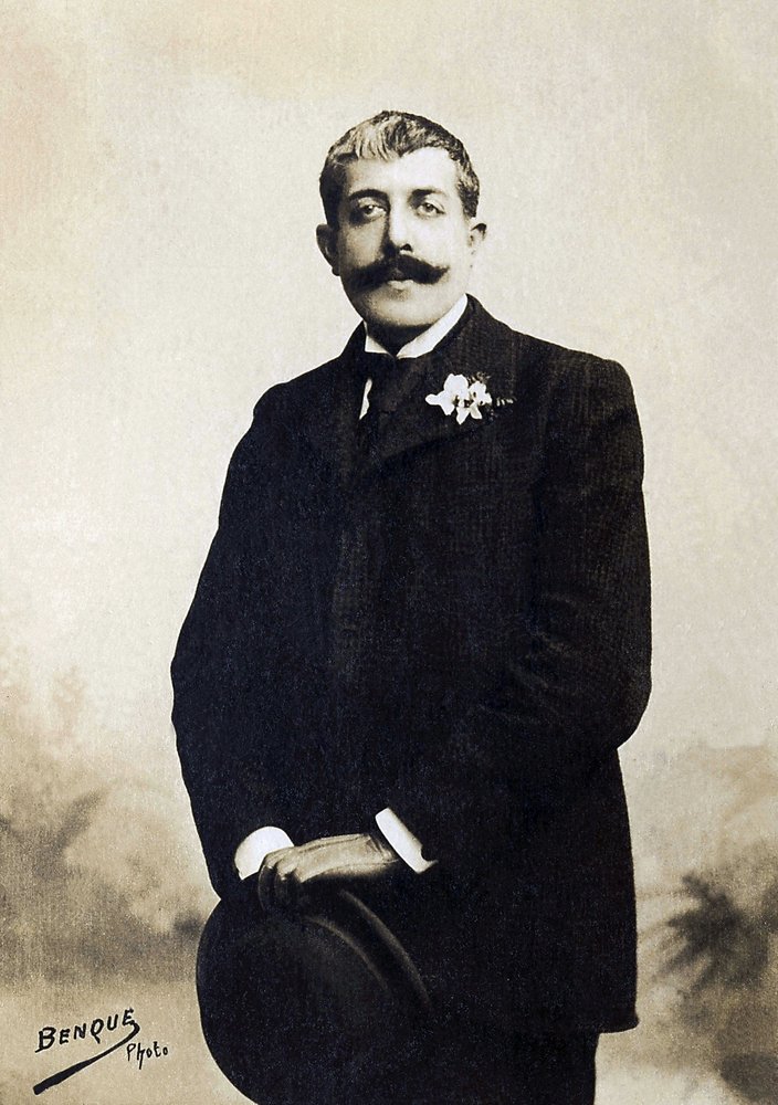 Portræt af Jean Lorrain (1855-1906), fransk forfatter. af French Photographer