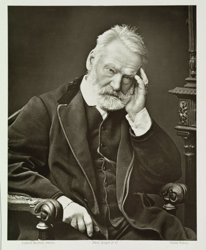 Victor Hugo (1802-85), fra Galerie Contemporaine, ca.1874-78 af French Photographer