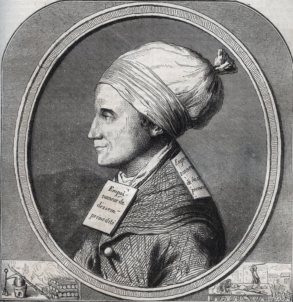 Portræt af Antoine-Francois (Antoine Francois) Desrues (1744-1777) Fransk forgiftningsmand - Indgravering i "" Causes celebres de tous les peuple"" af Armand Fouquier (1817-18?) 1858-1867 - privat samling af French School