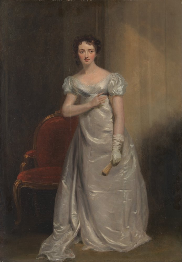 Harriet Smithson som Miss Dorillon i "Wives as They Were, and Maids as They Are" af Elizabeth Inchbald af George Clint