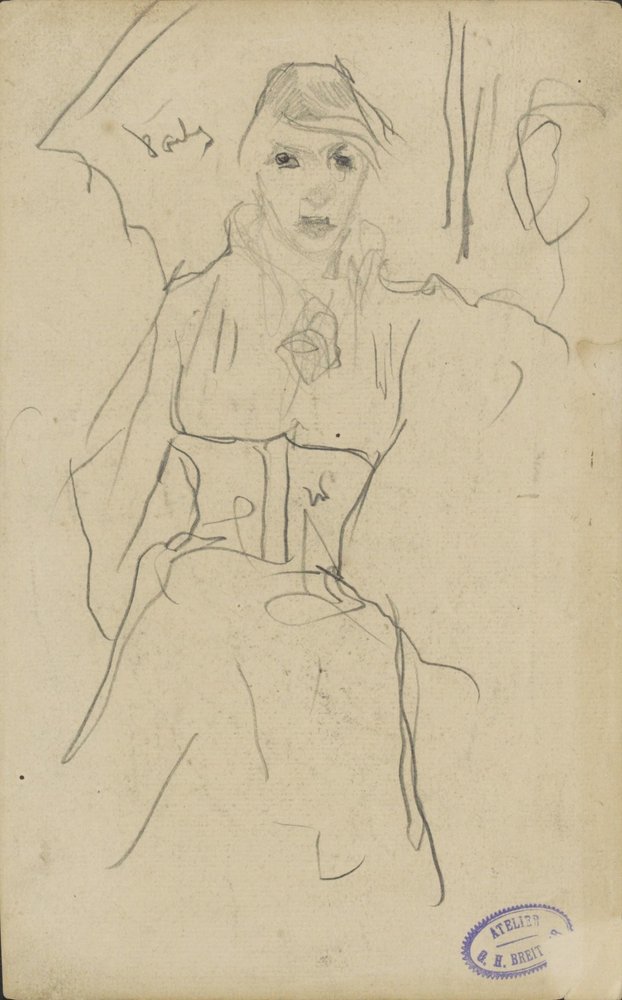 stående kvinde af George Hendrik Breitner