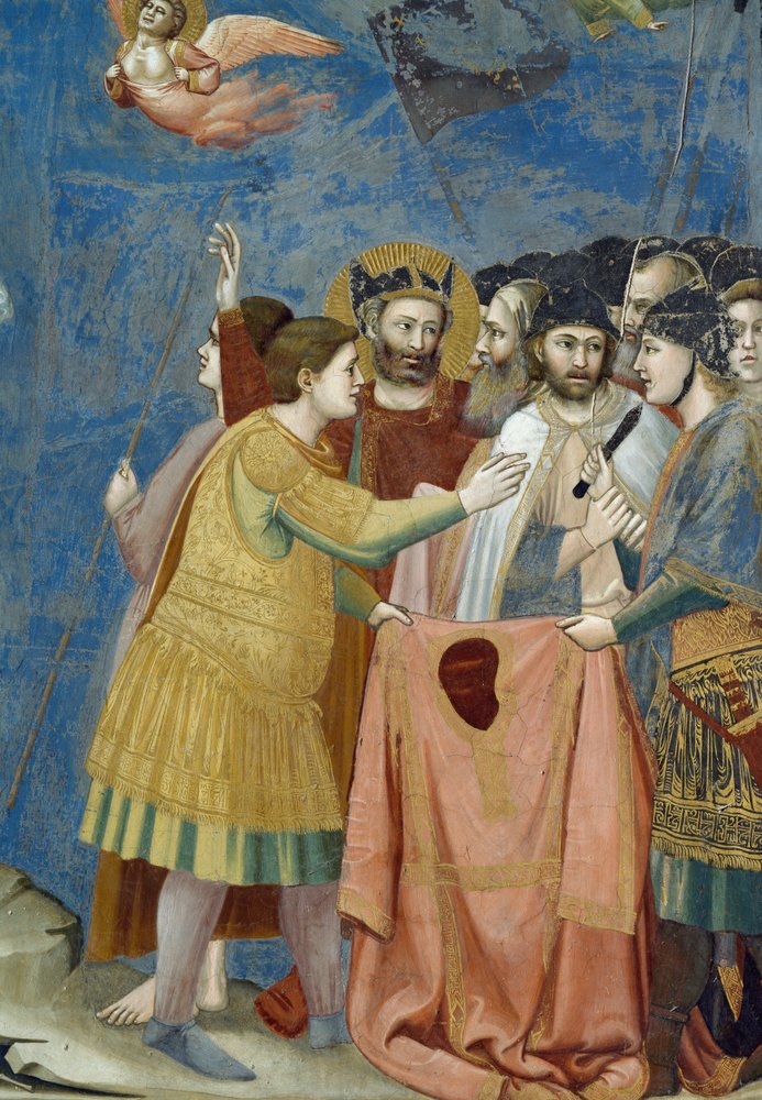 Korsfæstelse, detalje fra Kristi liv og lidenskab, af Giotto af Giotto (c.1266-1337)