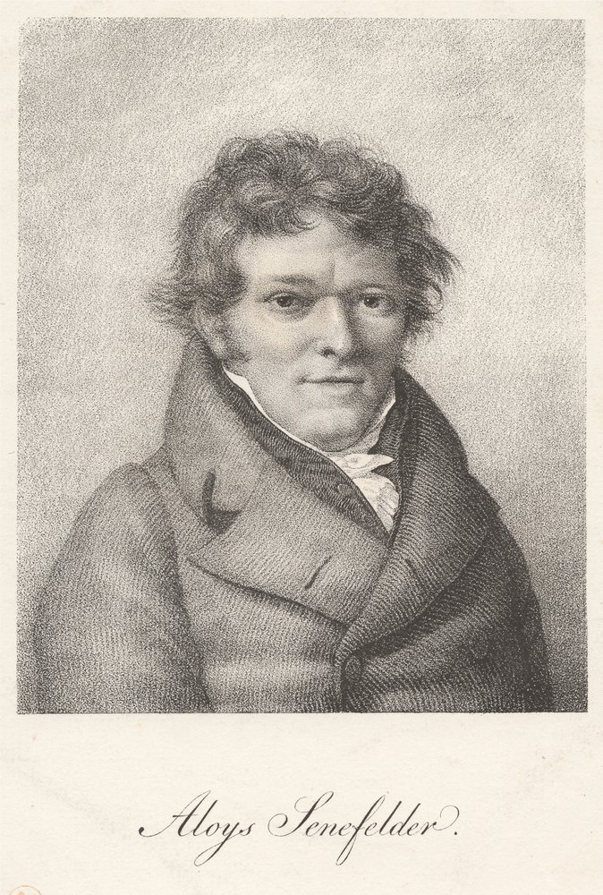 Aloys Senefelder af Godefroy Engelmann