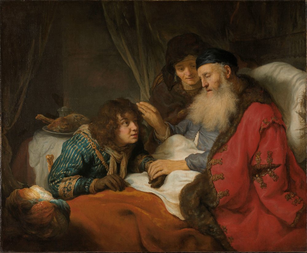 Isak velsigner Jakob af Govert Flinck