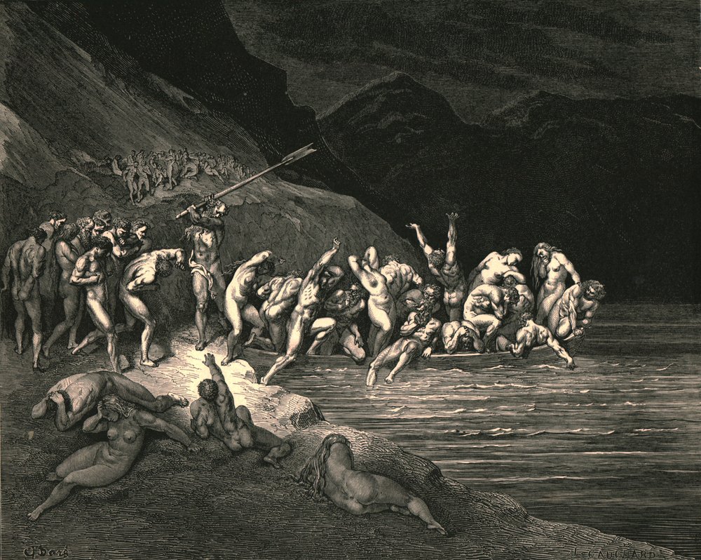 En lignende måde Adams onde yngel, c1890. af Gustave Dore