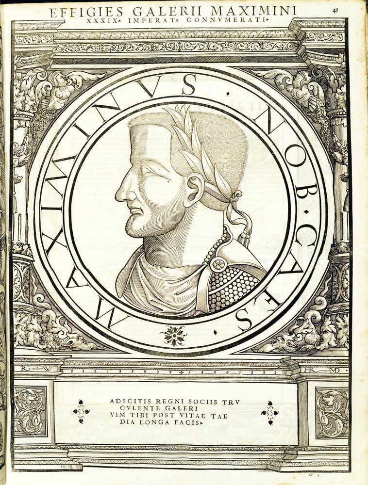 Maximinus II, illustration fra 