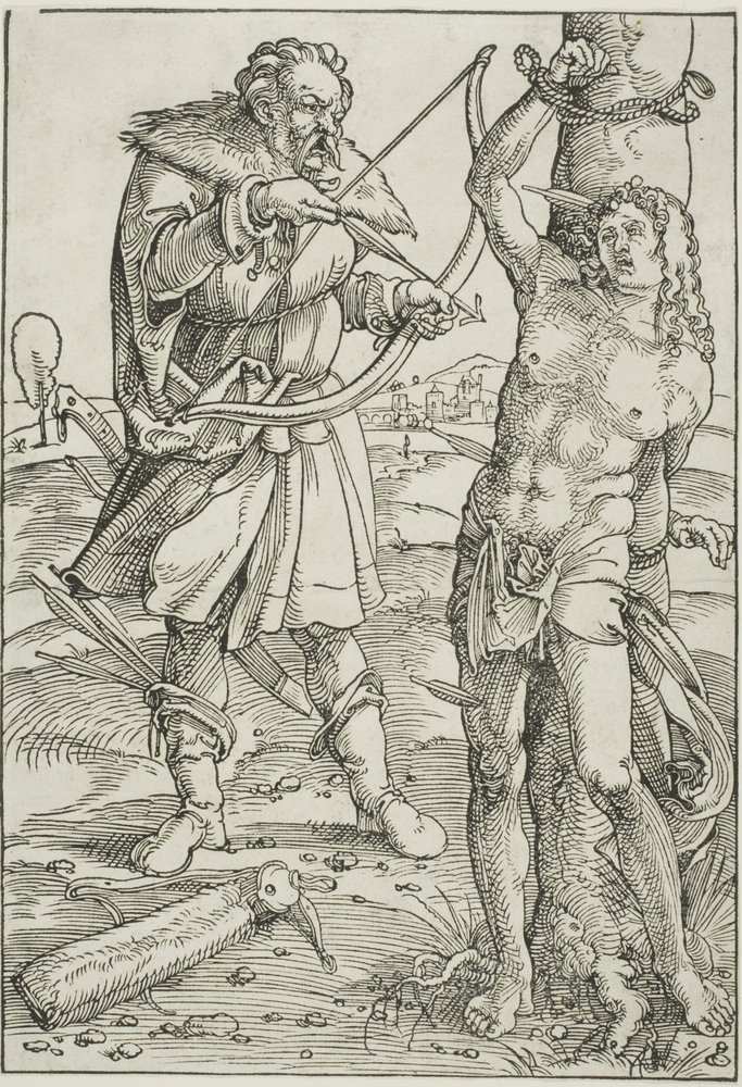 Sankt Sebastians martyrium af Hans Baldung Grien