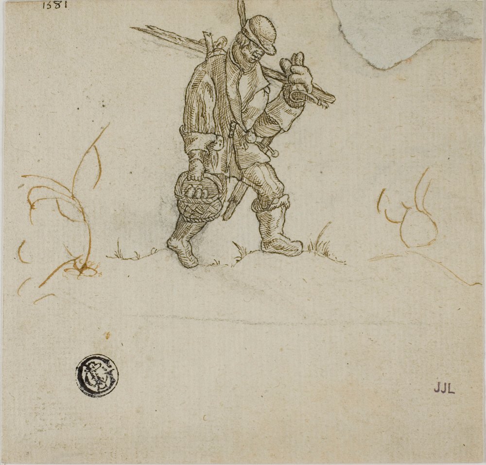 Bonde Bærespand af Hans Sebald Beham