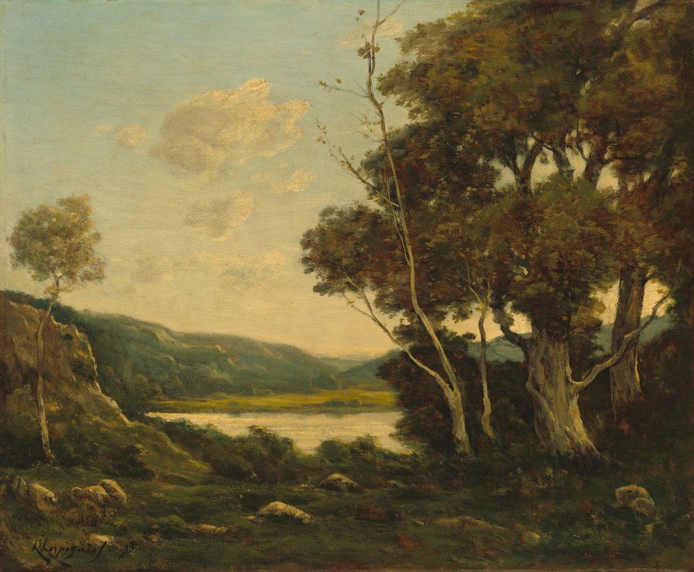 Landskab, 1898. af Henri-Joseph Harpignies