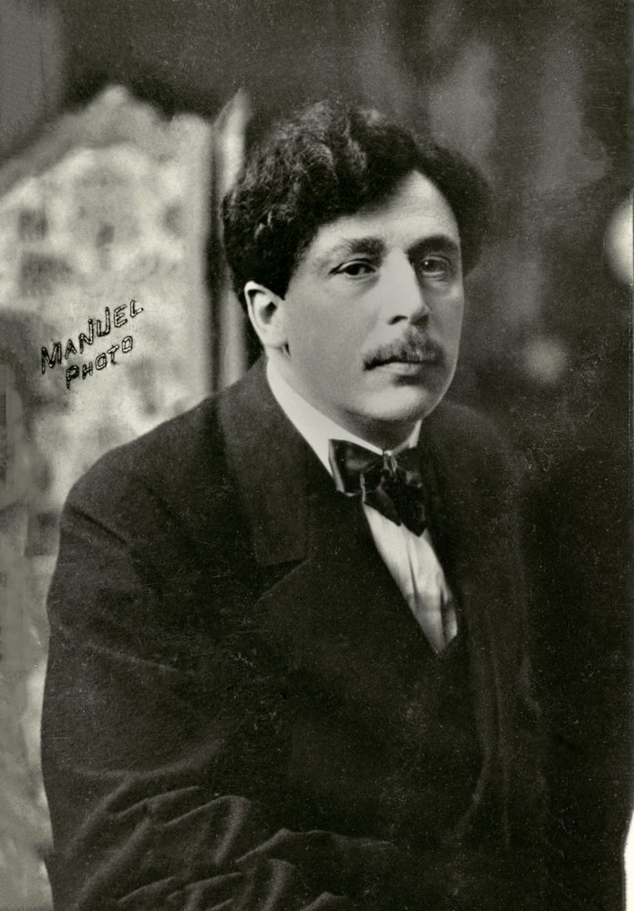 Portræt af den franske maler Abel Faivre ( 1867 af Henri Manuel