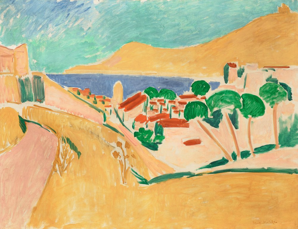 Collioure i august, ca. 1911 (olie på lærred) af Henri Matisse