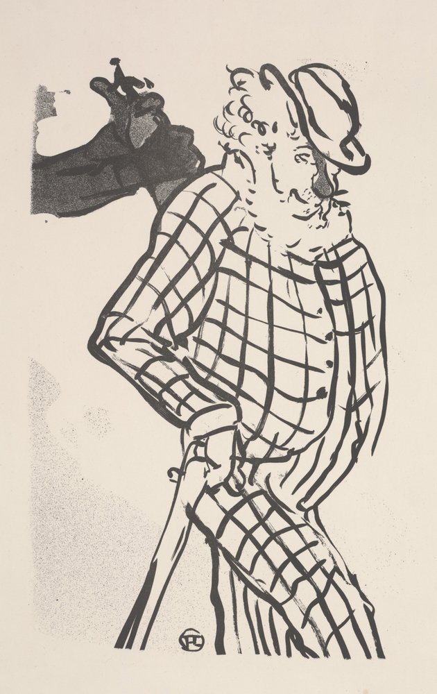 Uden titel (litho) af Henri de Toulouse-Lautrec